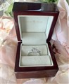 Emerald dia ring in box rose petals.jpg